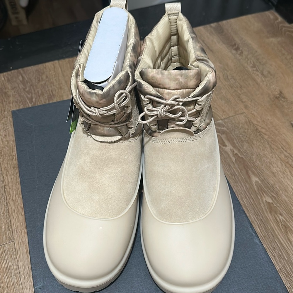 Size 13 - UGG Classic Mini Lace-Up Weather Smokescreen Men’s Boot 1143990-MDSD